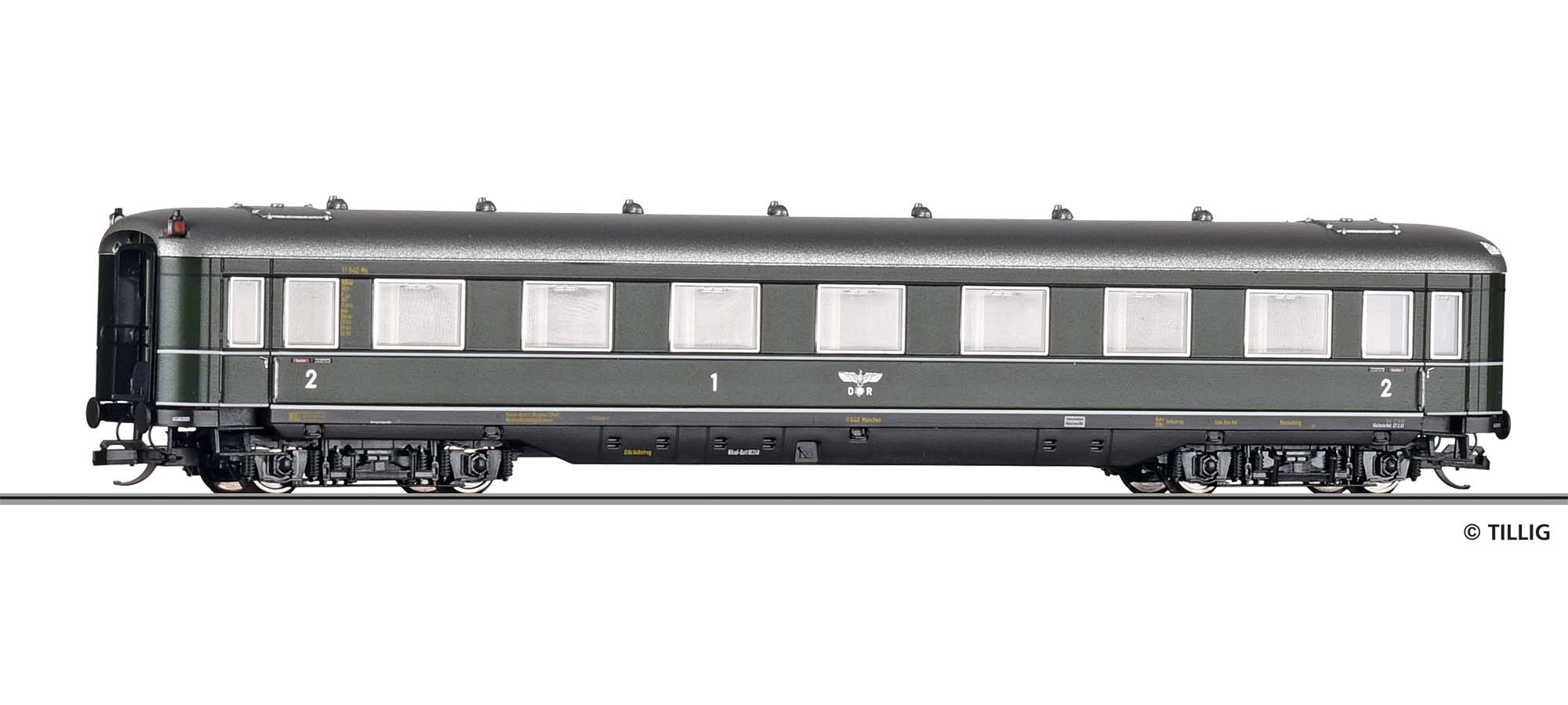 Tillig 16930 - TT - Personenwagen AB4ü-38, 1./2. Kl., DRG, Ep. II